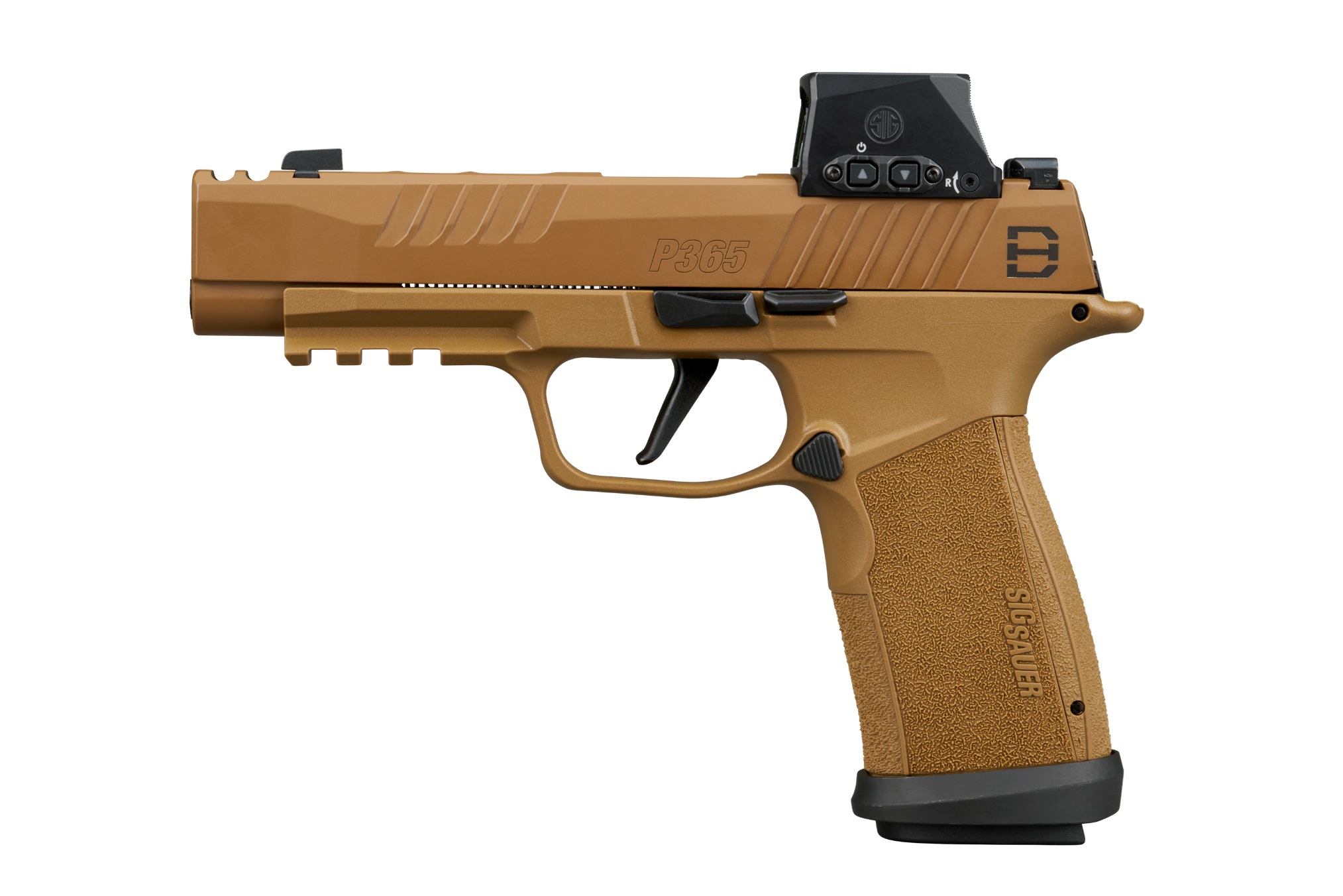 SIG SAUER 365XF-9-DH3-RXSL P365 DH3 9mm 3.7" Coyote Semi-Auto Pistol