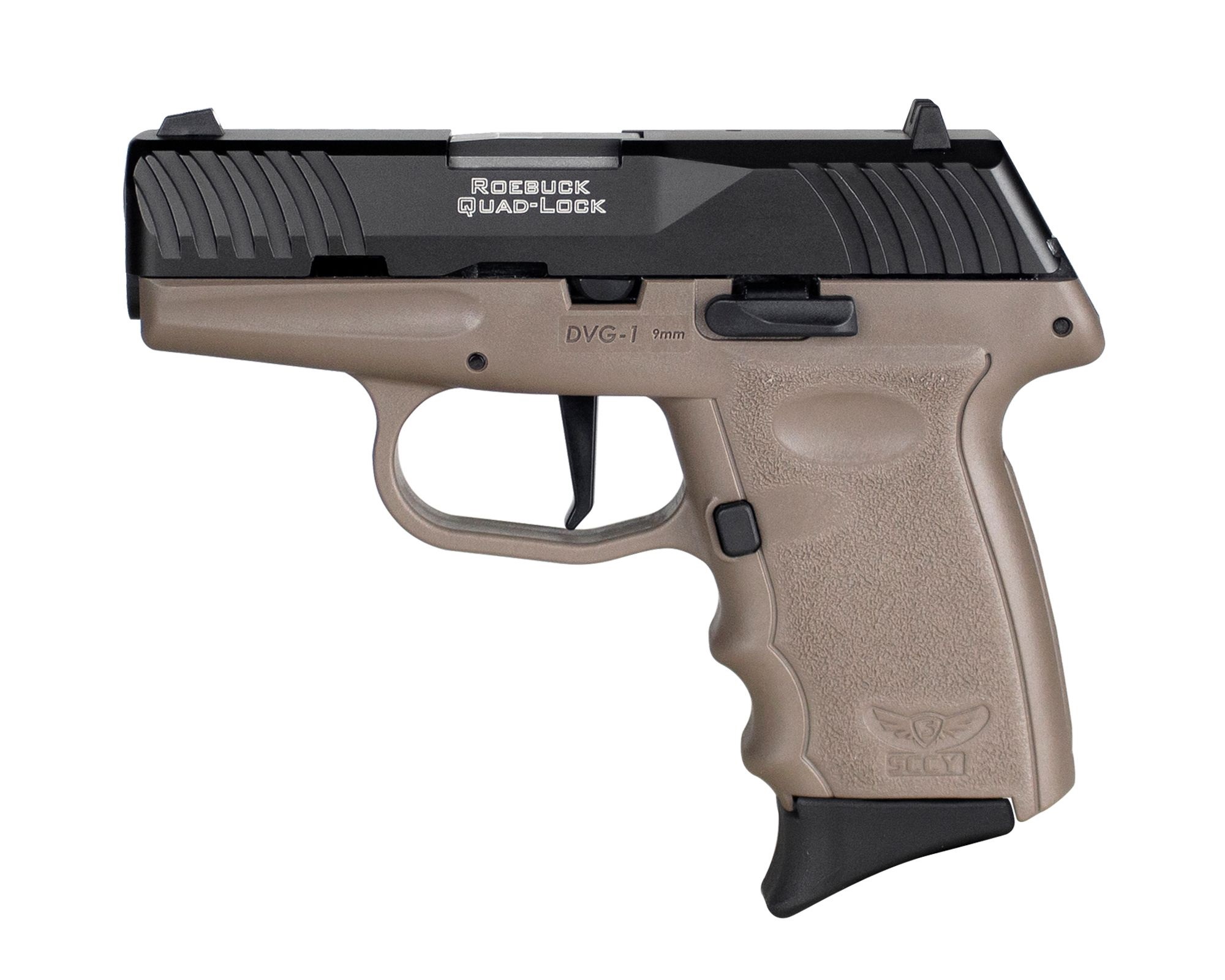 SCCY DVG-1 9mm Luger Pistol, 10 Rounds, Black Finish
