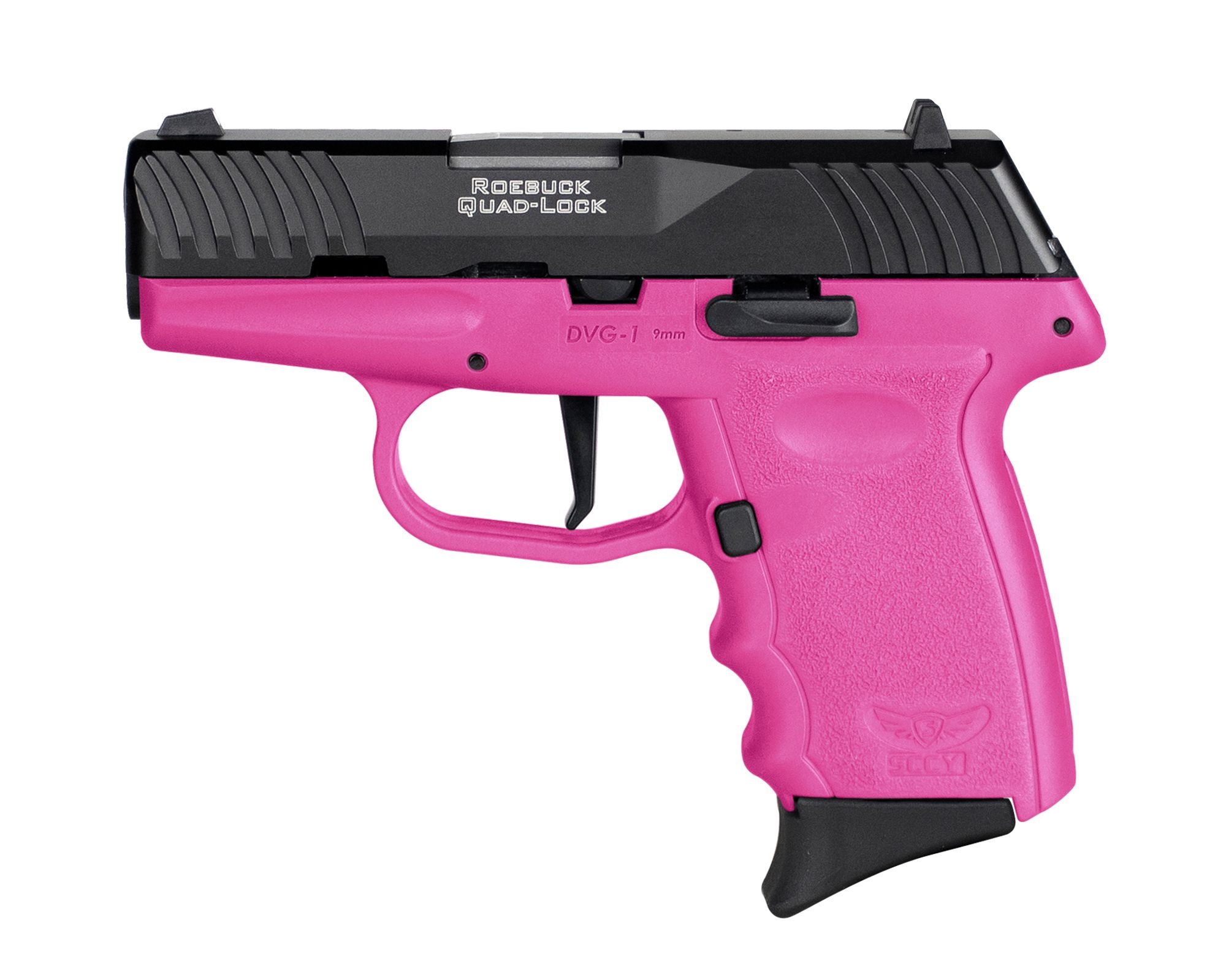SCCY ROEBUCK QUAD-LOCK DVG 9MM Striker-Fired Handgun 10+1 3.1" Black Nitride