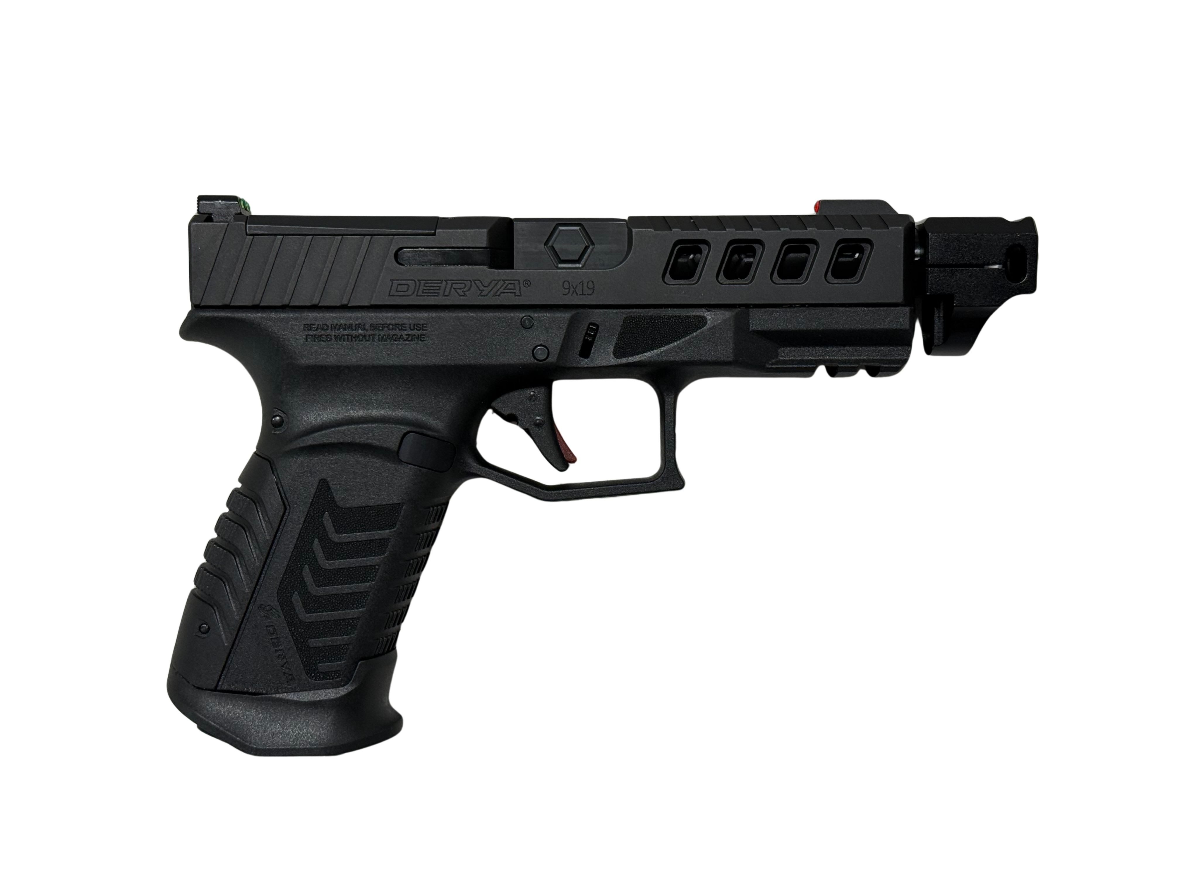 Derya Arms 10L.DY9.COMP.US DY9 9mm 3.86" Black Melonite Semi-Auto Pistol - Derya Arms - 9MM