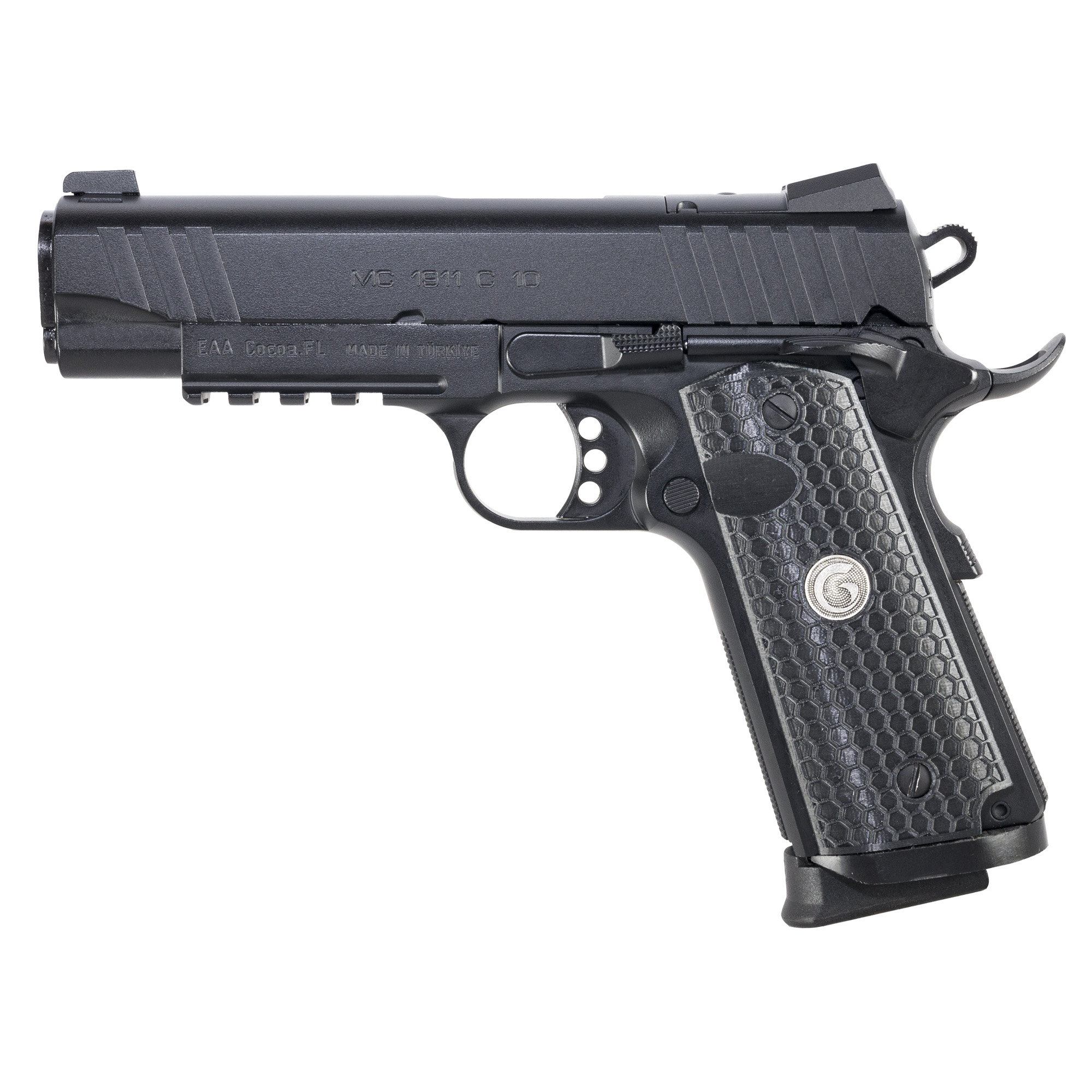 EAA GIRSAN 391047 MC1911 S Influencer Full Size 45 ACP 8+1 5” Blued...