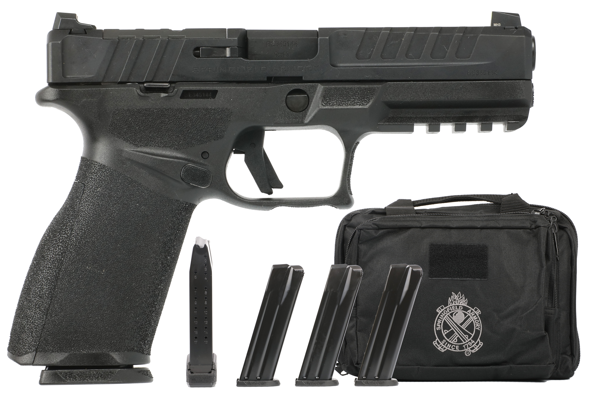 Springfield EC9459B-U-GU24 Echelon 9mm 4.5" Black 20rd Optics Ready