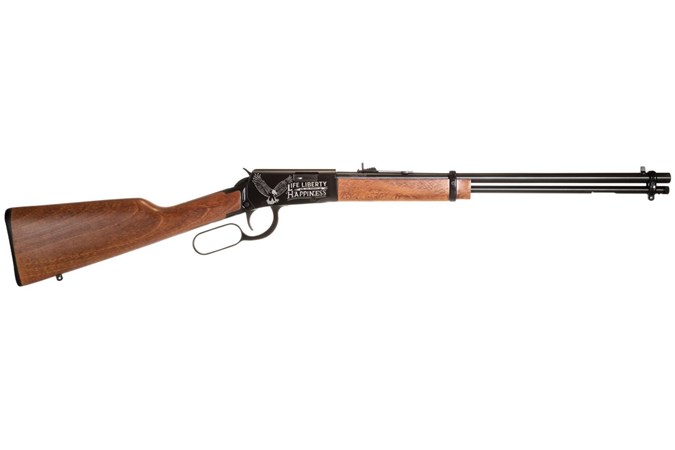 Rossi Rio Bravo 22WMR Lever Action 20" 12+1 July Eagle Engraving Wood Stock-img-0