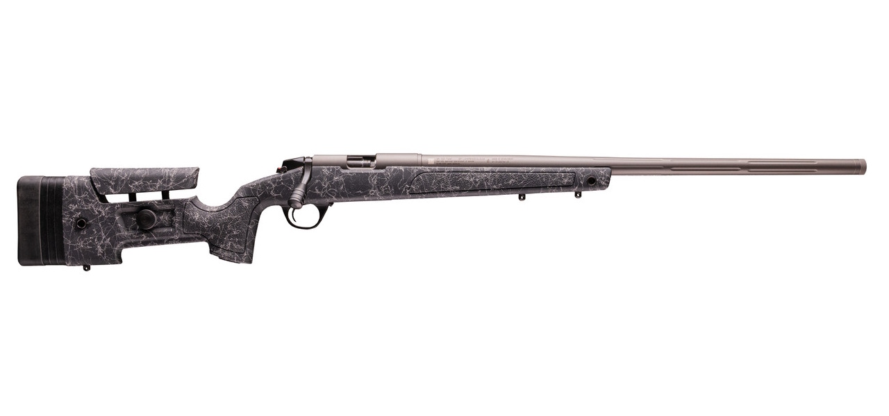 CVA Endura LRH Muzzleloader Rifle .45 Cal Single Shot 26 Threaded Barrel Black with Tungsten Web