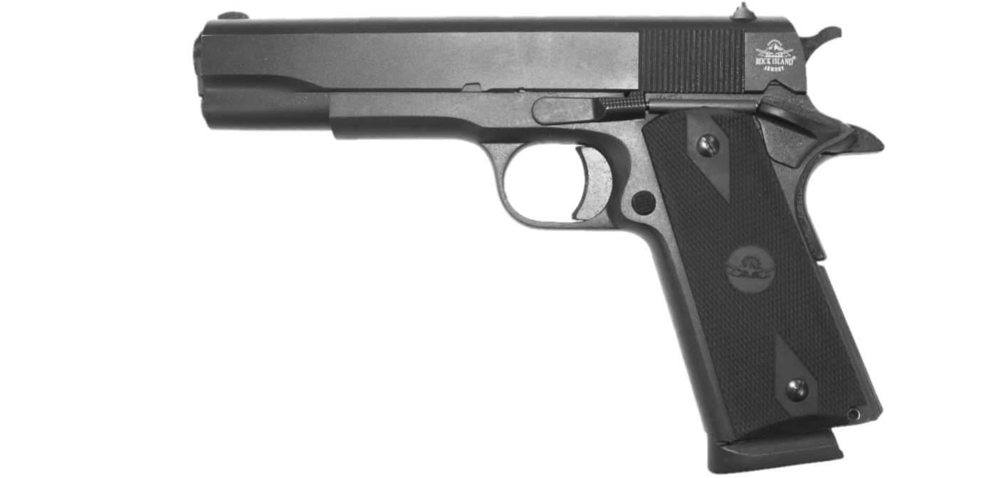 Rock Island Armory 56626 M1911-A1 GI 9mm 5" Parkerized Semi-Auto Pistol-img-0