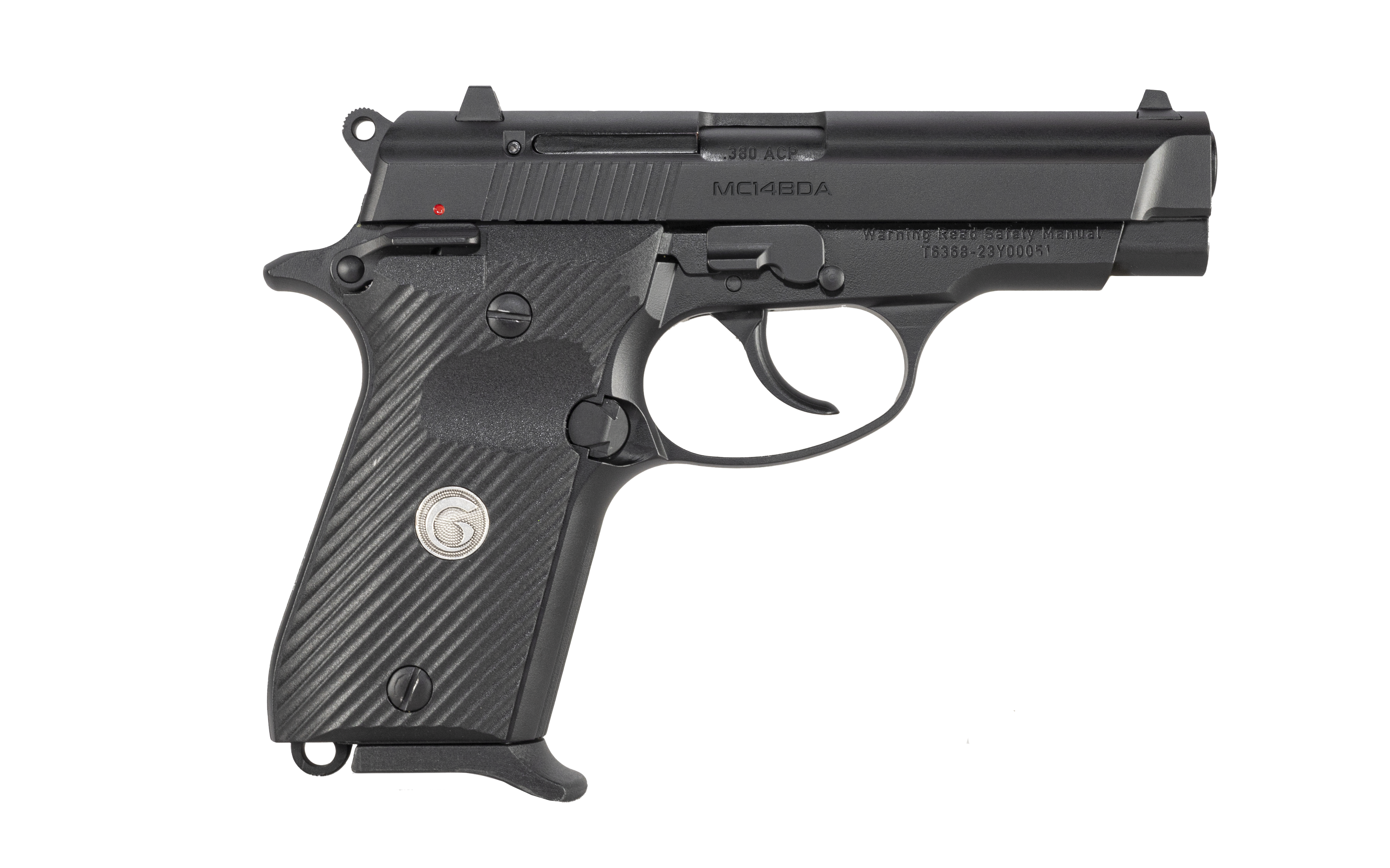 EAA Girsan MC14 390815 .380 ACP Pistol 13+1 3.8" Barrel Black Grips