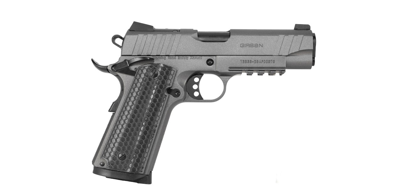 Girsan 391145 MC1911 C 10mm 9+1 4.4" Tungsten Gray Optic Ready Pistol