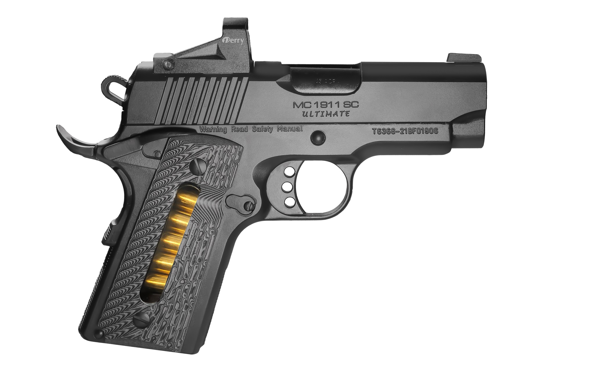 EAA GIRSAN 390038 MC1911 SC Compact 9mm Luger 9+1 3.40" Black Steel... - European American Armory - 9mm