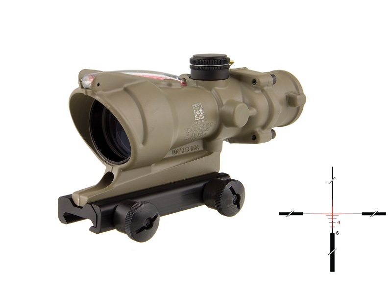ACOG 4X32 .223 FDE BAC RED TA31-C-100372 | FDE CERAKOTE