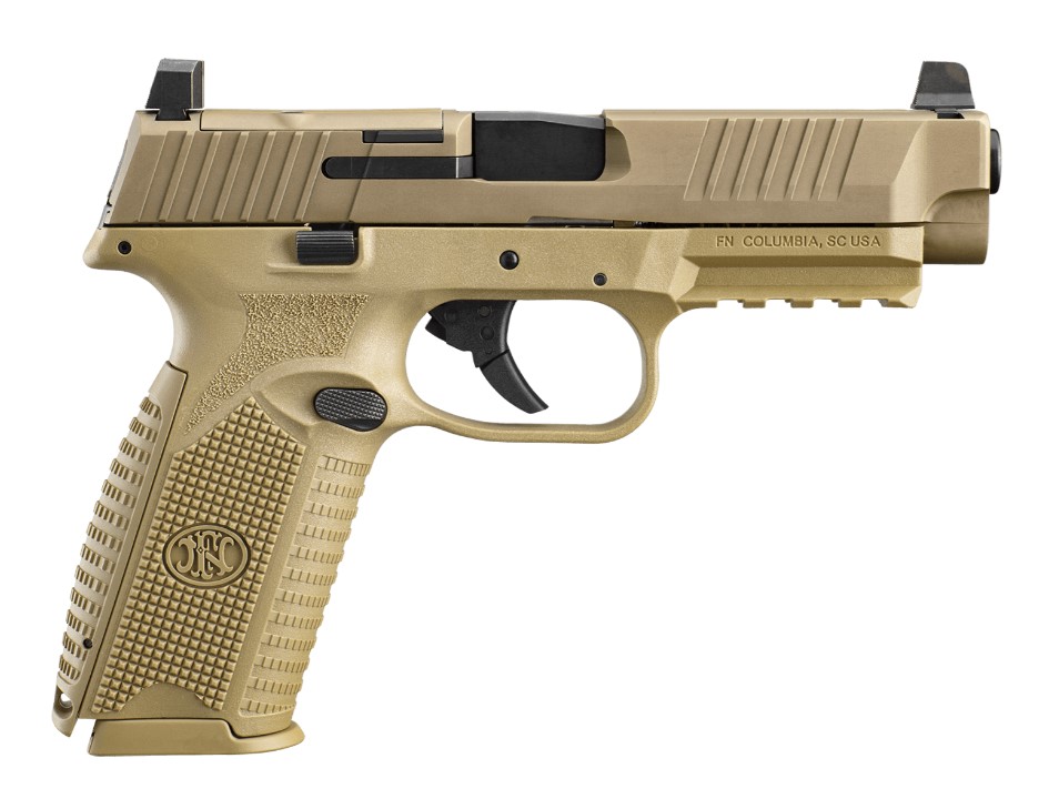 FN 66-100723 509 MRD 9mm 10+1 FDE PVD Semi-Auto 4.5" Barrel Optic Ready