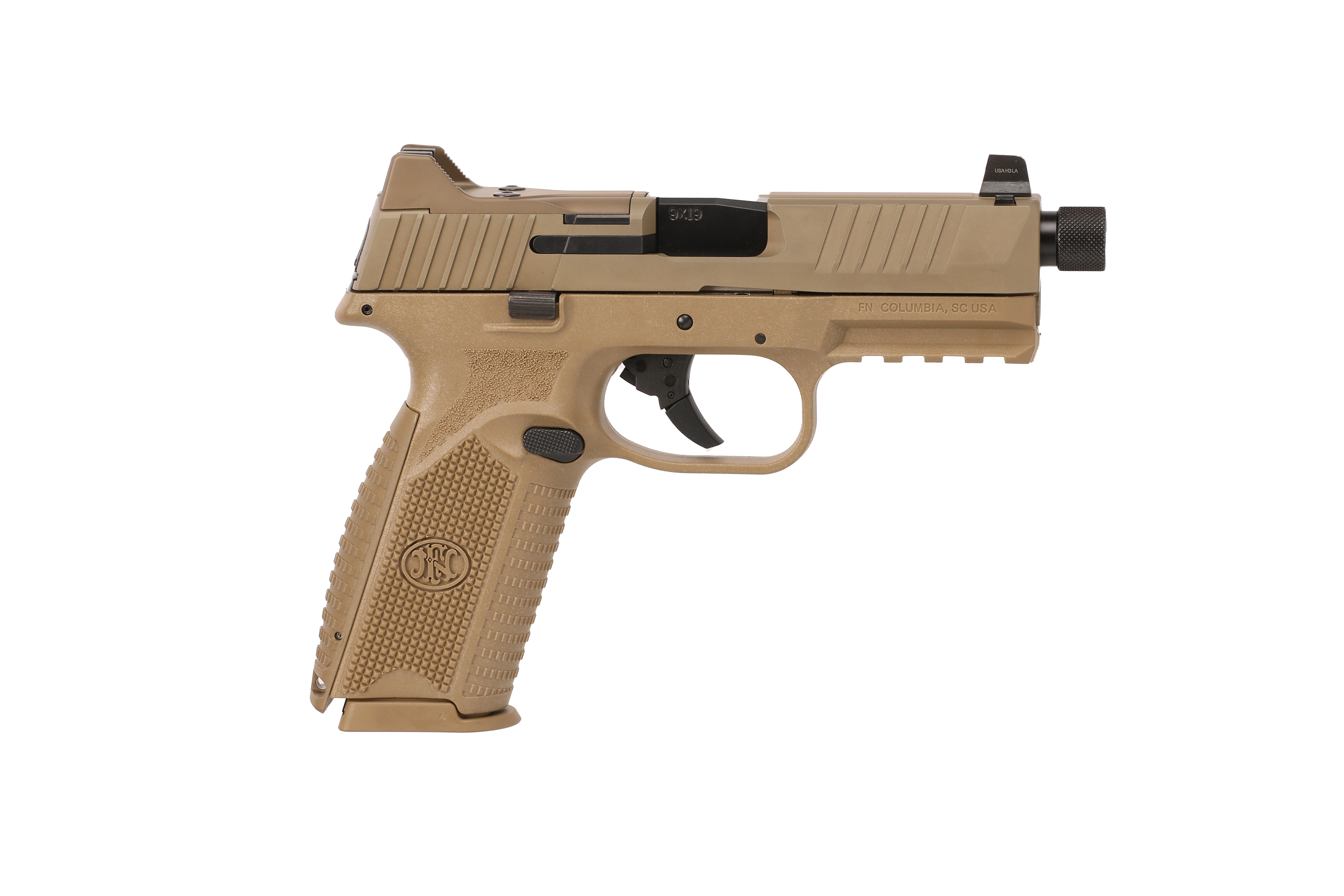 FN 509 Compact 9mm Luger 3.7in 12rd/15rd Flat Dark Earth Pistol (66-100818)