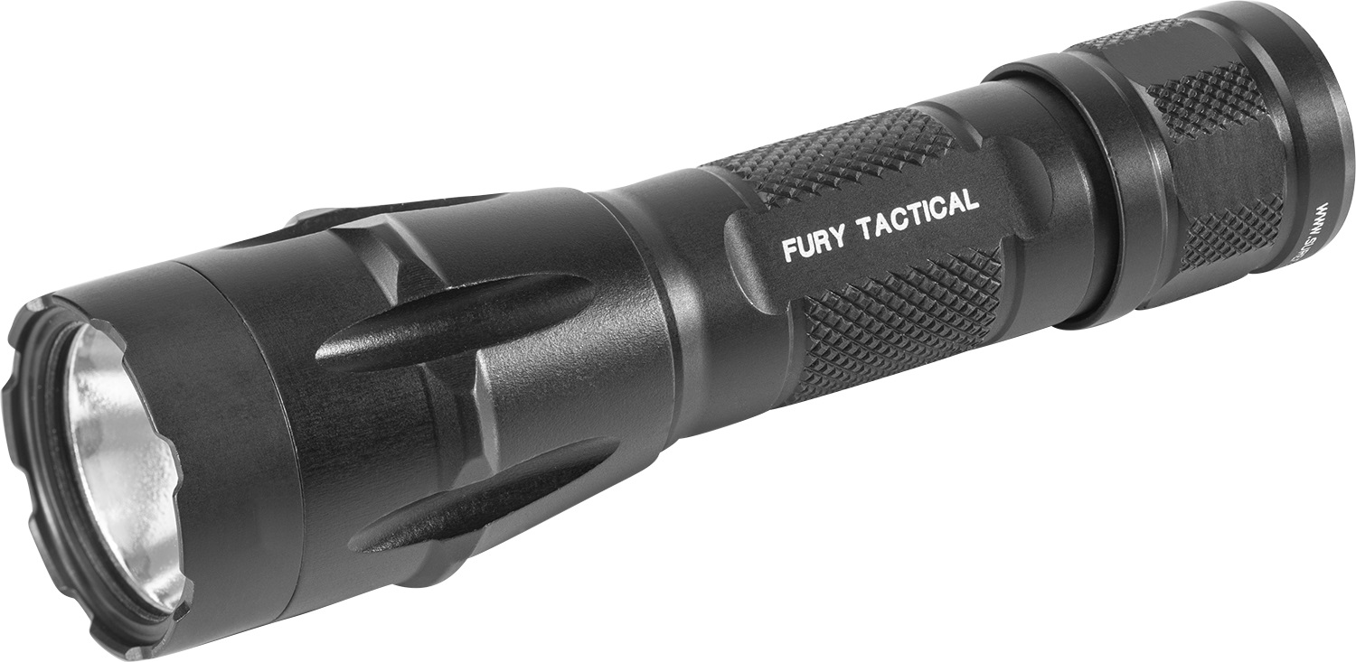 SureFire FURYDFT Tactical Flashlight 1500 Lumens Dual Fuel Black Anodized