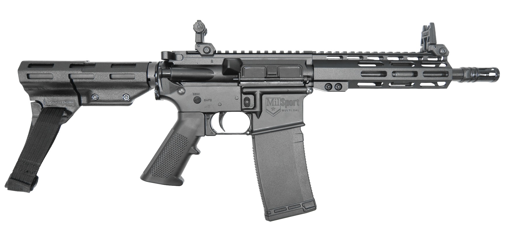 American Tactical Inc ATIG15MS300ML7TB Milsport 300 AAC Blackout 8.5" Matte Black Semi-Auto Pistol
