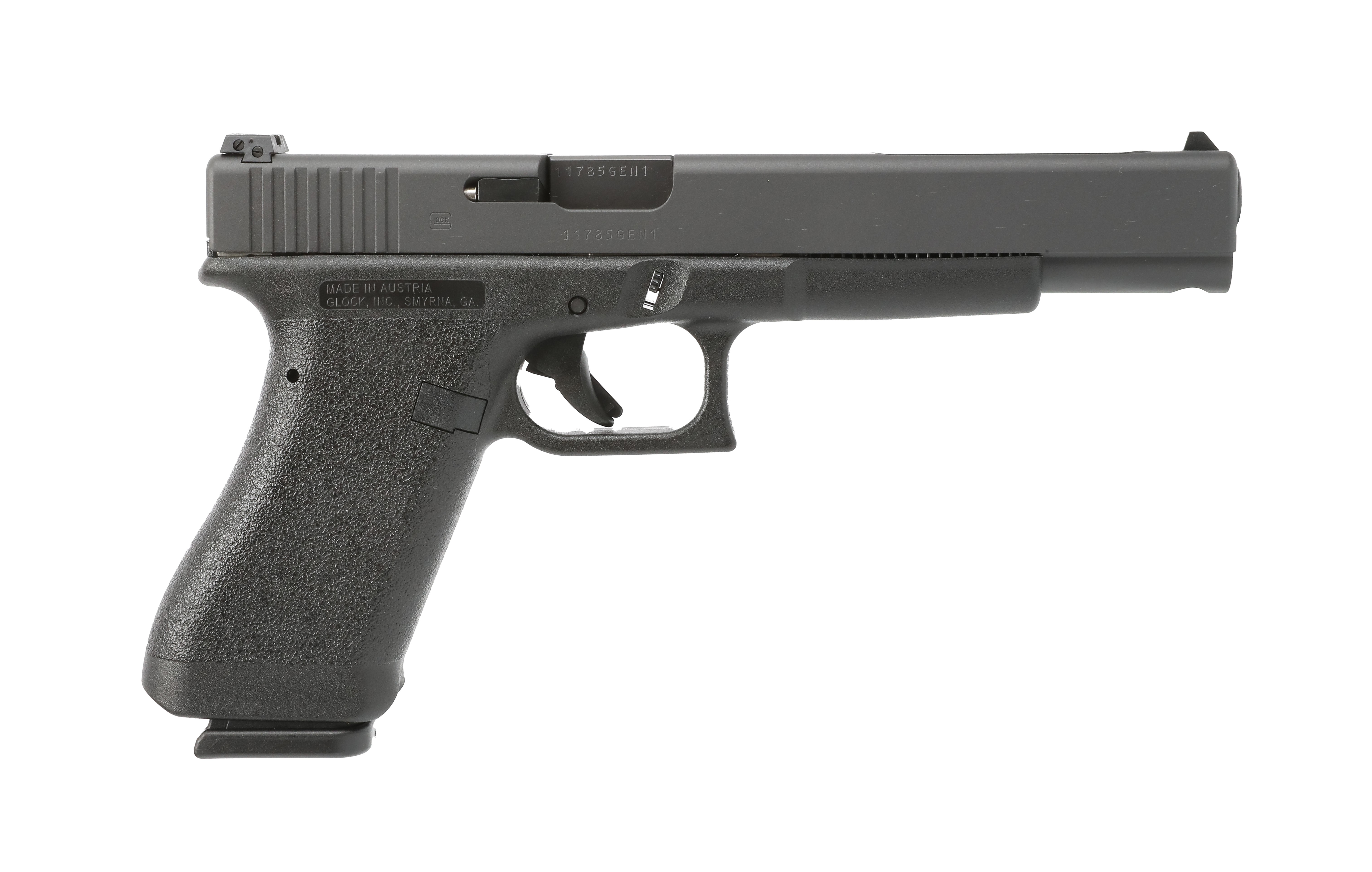 Glock PI1630103C1 G17L 9mm 6.02" Gas Nitride Semi-Auto Pistol