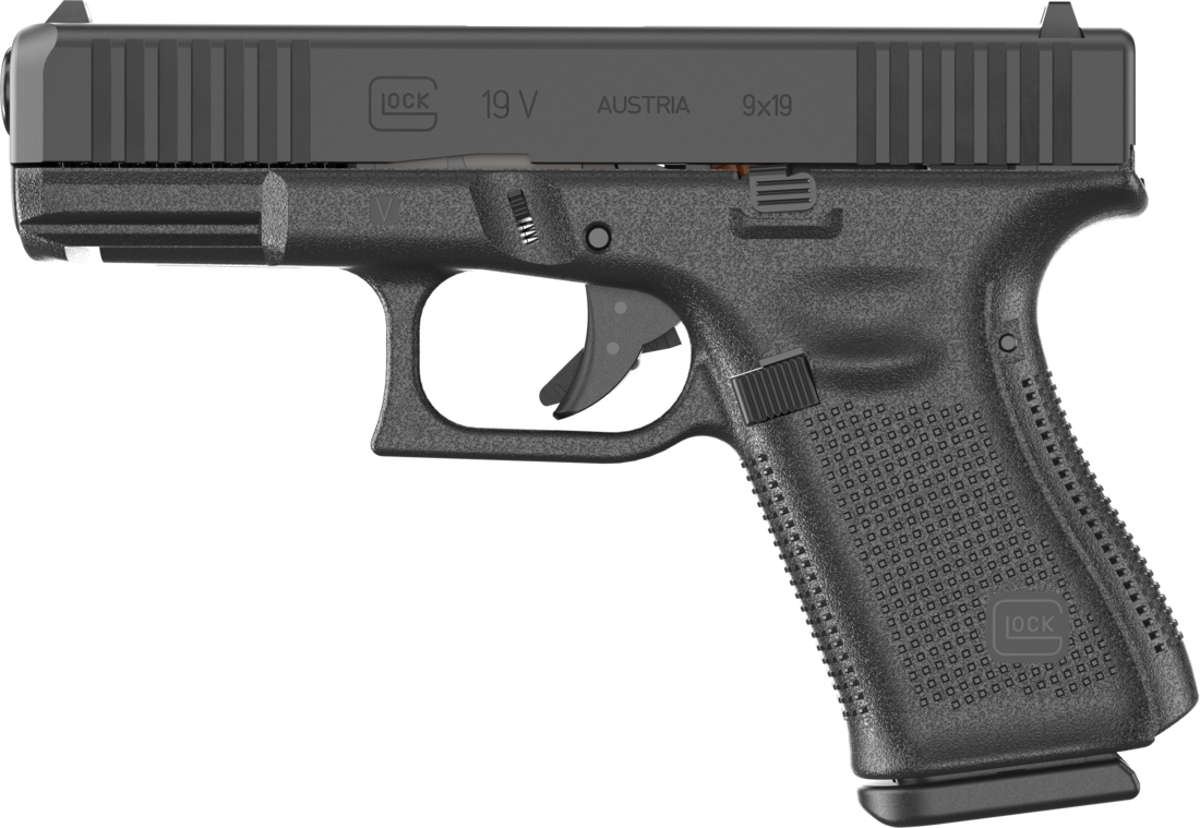 GLOCK UV1950203 G19 V 9mm 4.02" nDLC Semi-Auto Pistol
