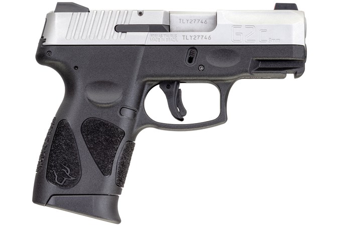 Taurus G2C 40 S&W Semi-Auto Pistol - Item #: TAG2C40SSNS / MFG Model #: 1-G2C4039NS-10 / UPC: 725327932444 - G2C 40S&W SS/BLK 3.2" NS 10+1 1-G2C4039NS-10