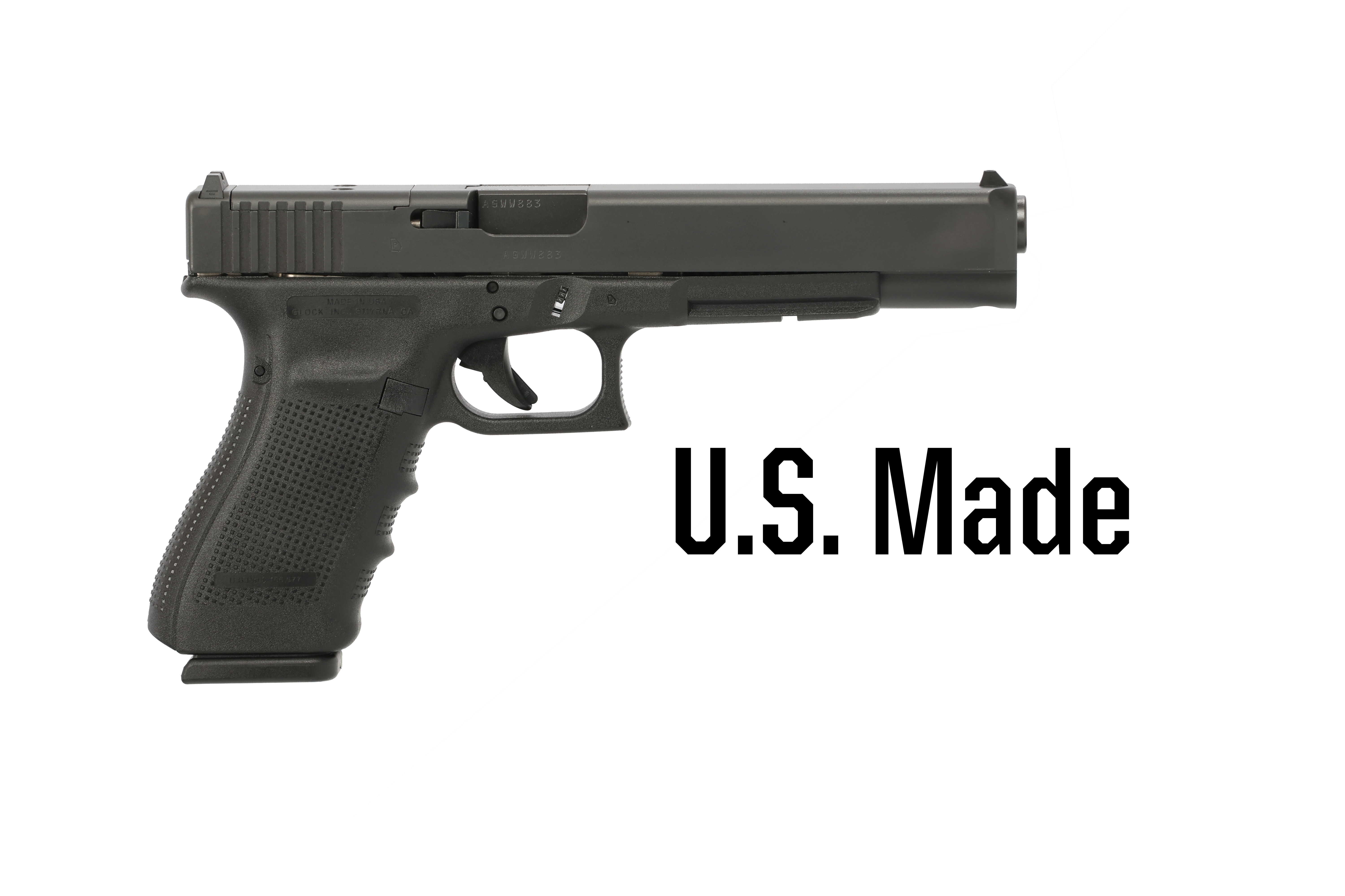 Glock G40415MOSUS G40 G4 MOS 10mm 6.02" Gas Nitride Semi-Auto Pistol