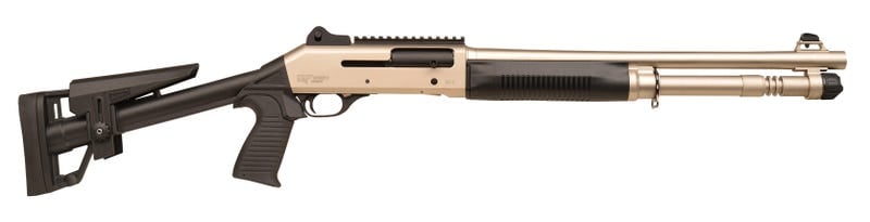 GForce GF412NJ 12GA Shotgun 18.5" Nickel Black 5-Round