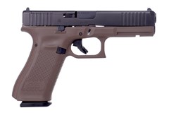 LIPSEY'S EXCLUSIVE GLOCK G17 G5 MOS 9mm 
Item #: GLPA175S201MOSD / MFG Model #: PA175S201MOSDE / UPC: 764503044311
G17 G5 9MM 10+1 4.49" MOS FDE 3-10RD MAGS | FRONT SERRATIONS