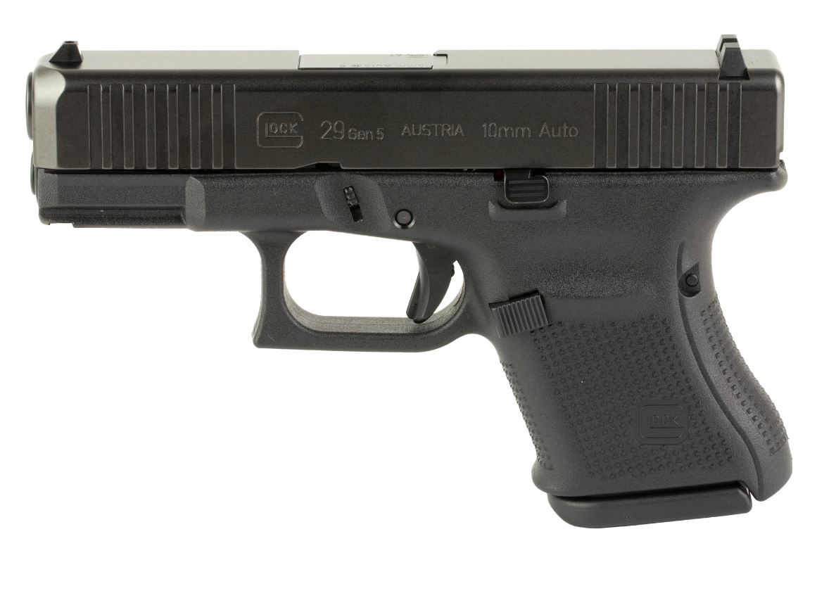 Glock PA295S201 Pistol 29 Gen5 10mm Auto 10+1 Black Matte