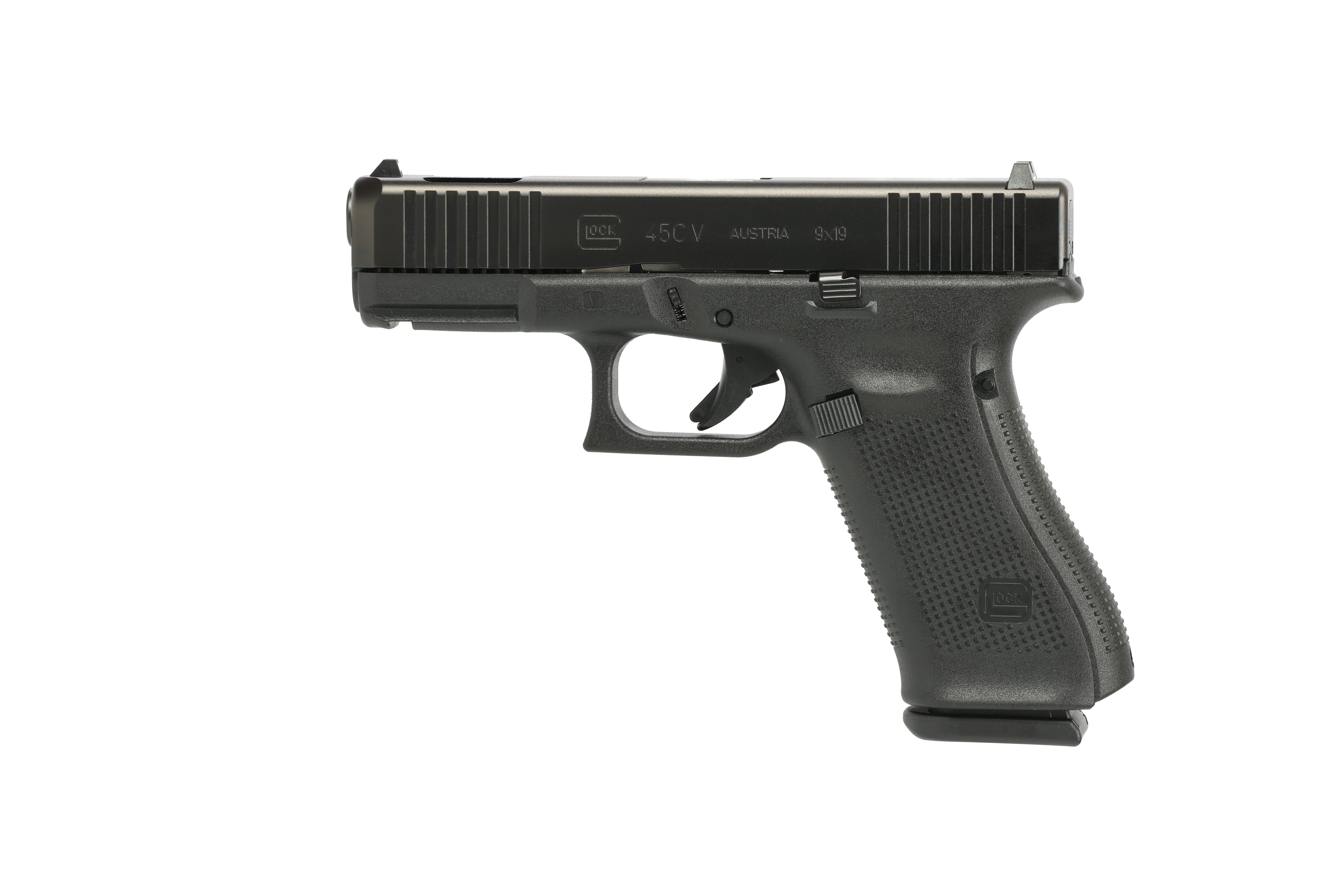 Glock PV4559203 G45C V G5 9mm 4.02" nDLC Semi-Auto Pistol - Glock - 9mm Luger (9x19 Parabellum)