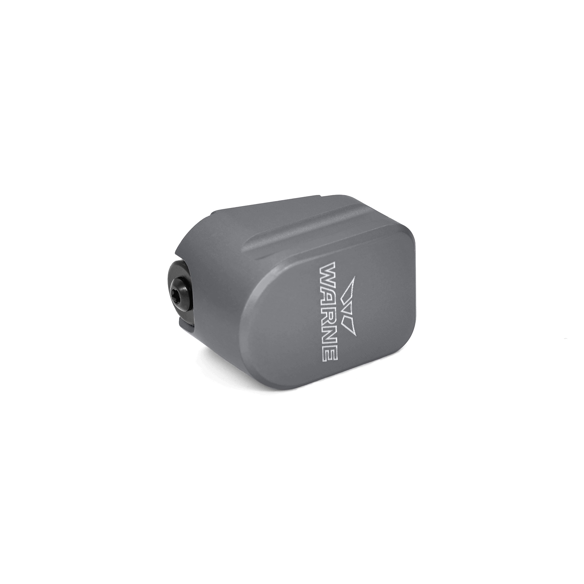 Warne 3014 CZ 75 Magazine Extension Gray +5 9mm 6061 T6 Aluminum