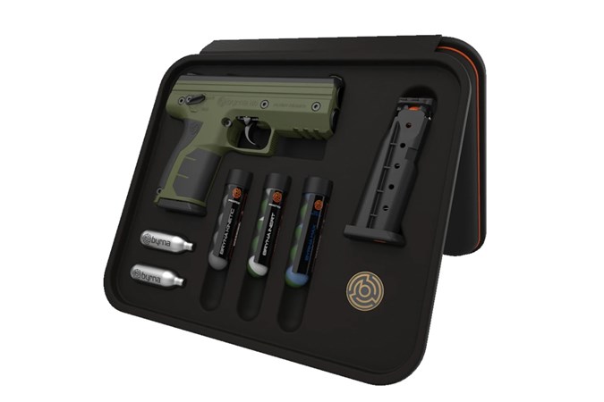 Byrna Technologies HD Ready Kit  Non-Lethal - Item #: BYBK68300G / MFG Model #: BK68300_GREEN / UPC: 810042110373 - BYRNA HD READY KIT GREEN     # BK68300_GREEN