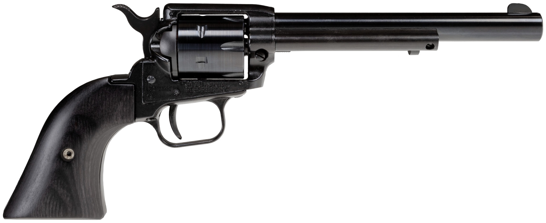 Heritage Mfg RR22B6BBK Rough Rider 22 LR 6 Shot 6.50" Black Oxide Stee...