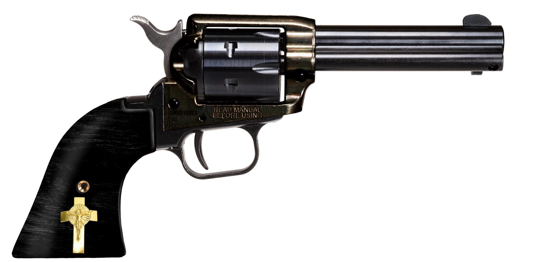 Heritage RR22DCH4-Y Rough Rider Small Bore 22 LR 4.2" Blue Revolver