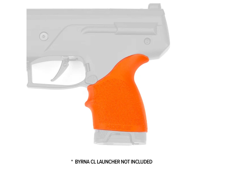 Byrna Technologies BM68838-ORN Hogue Grip Sleeve Orange Fits Byrna CL Launcher Hogue Rubber Grip Sleeve BM68838-ORN 