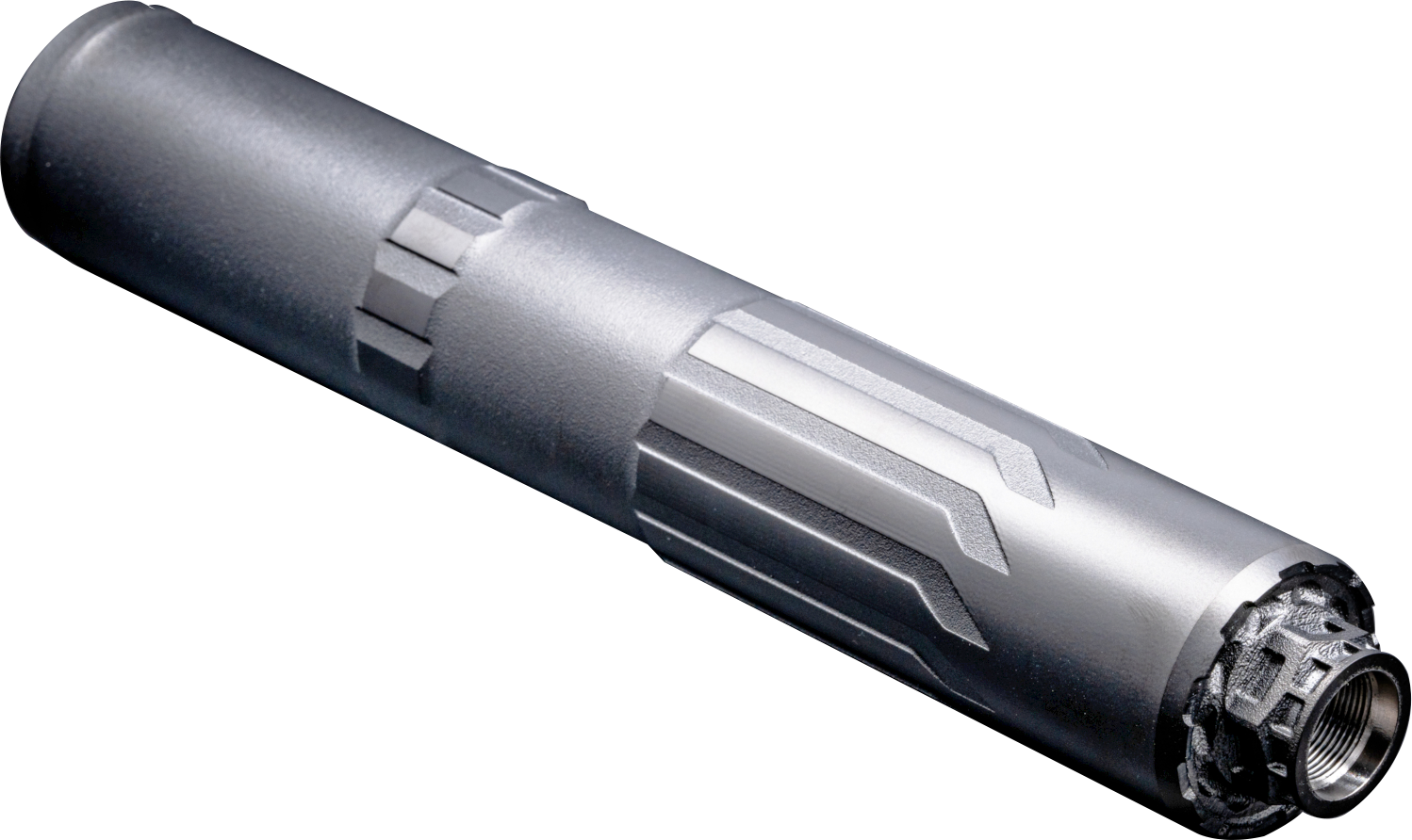 JTS Group Hekate 338 Cal Suppressor Black Titanium 3/4"-24 tpi