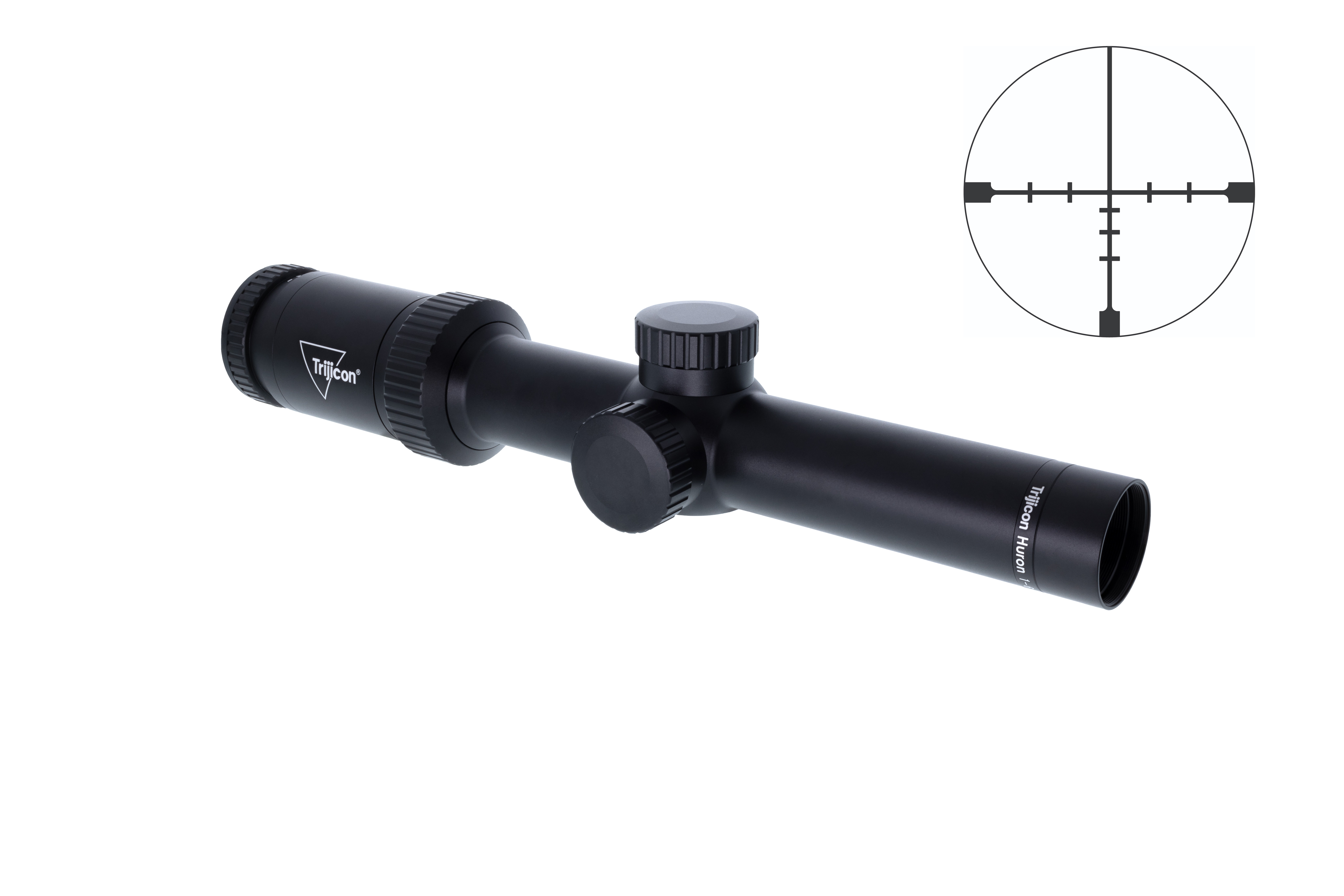 Trijicon 2700008 Huron 1-6x24 Riflescope BDC Hunter, 30mm Tube, Black