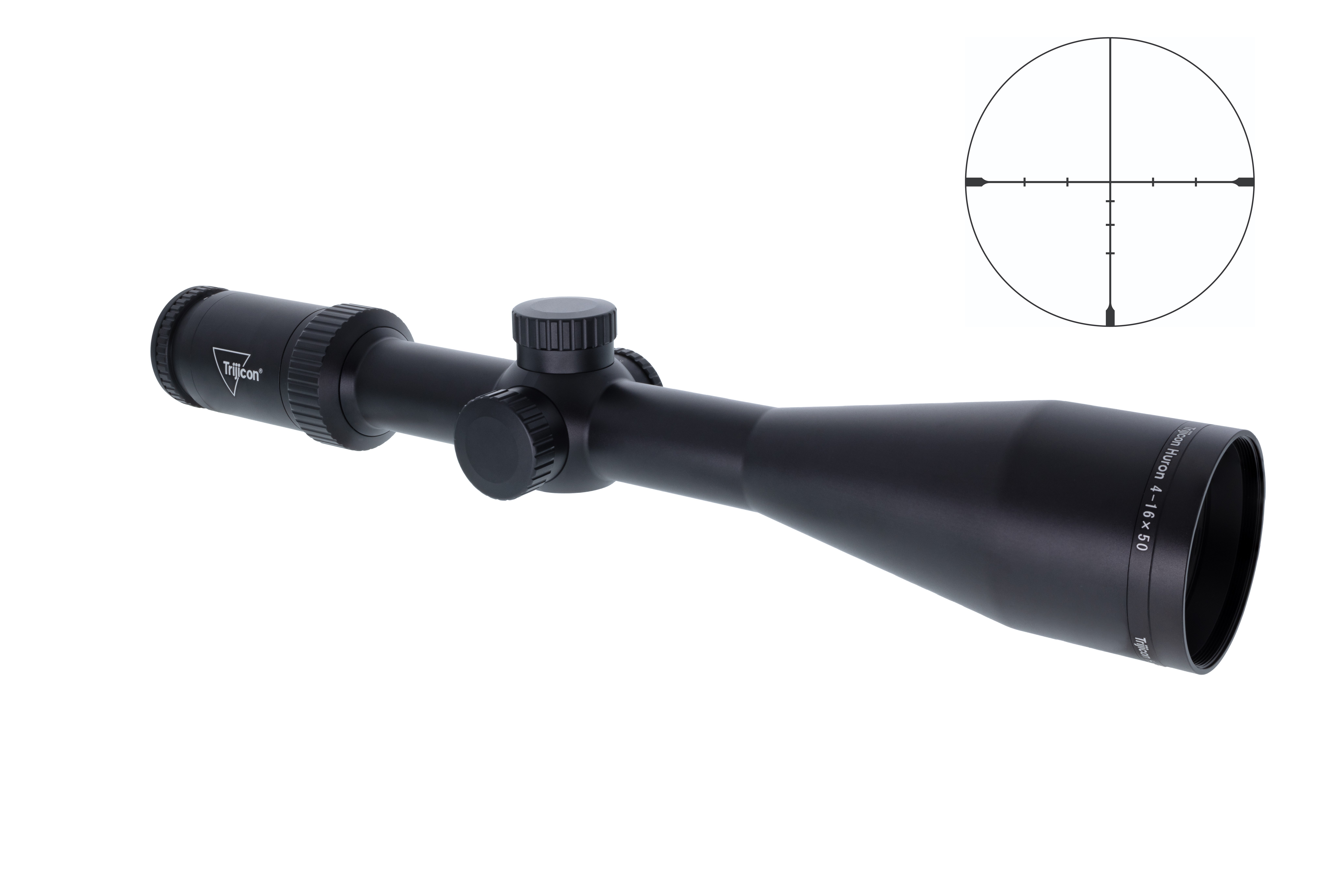 Trijicon 2700009 Huron 4-16x50mm Riflescope BDC Hunter 30mm Satin Black - Trijicon - 50MM