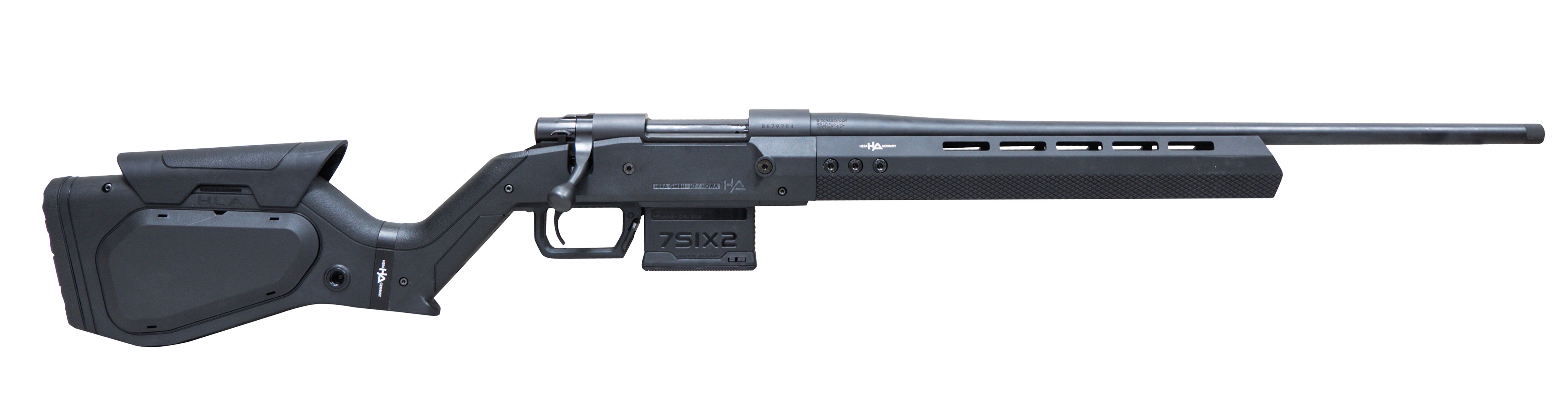 Legacy Sports HHERA65CBLK Howa 6.5 Creedmoor 22" Black H7 Chassis Rifle
