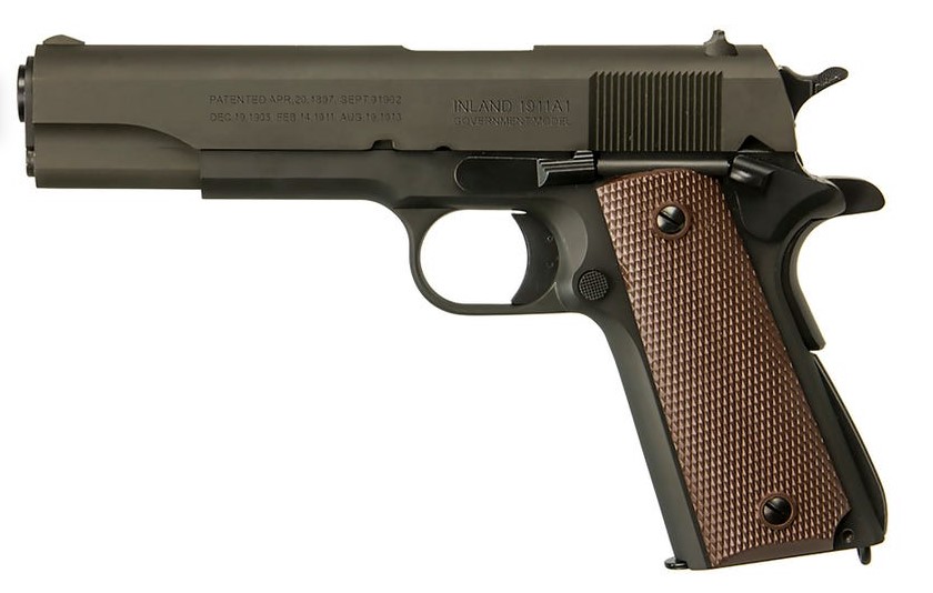 Inland MFG ILM1911 1911 A1 Government .45 ACP 5 in Parkerized 7rd SA