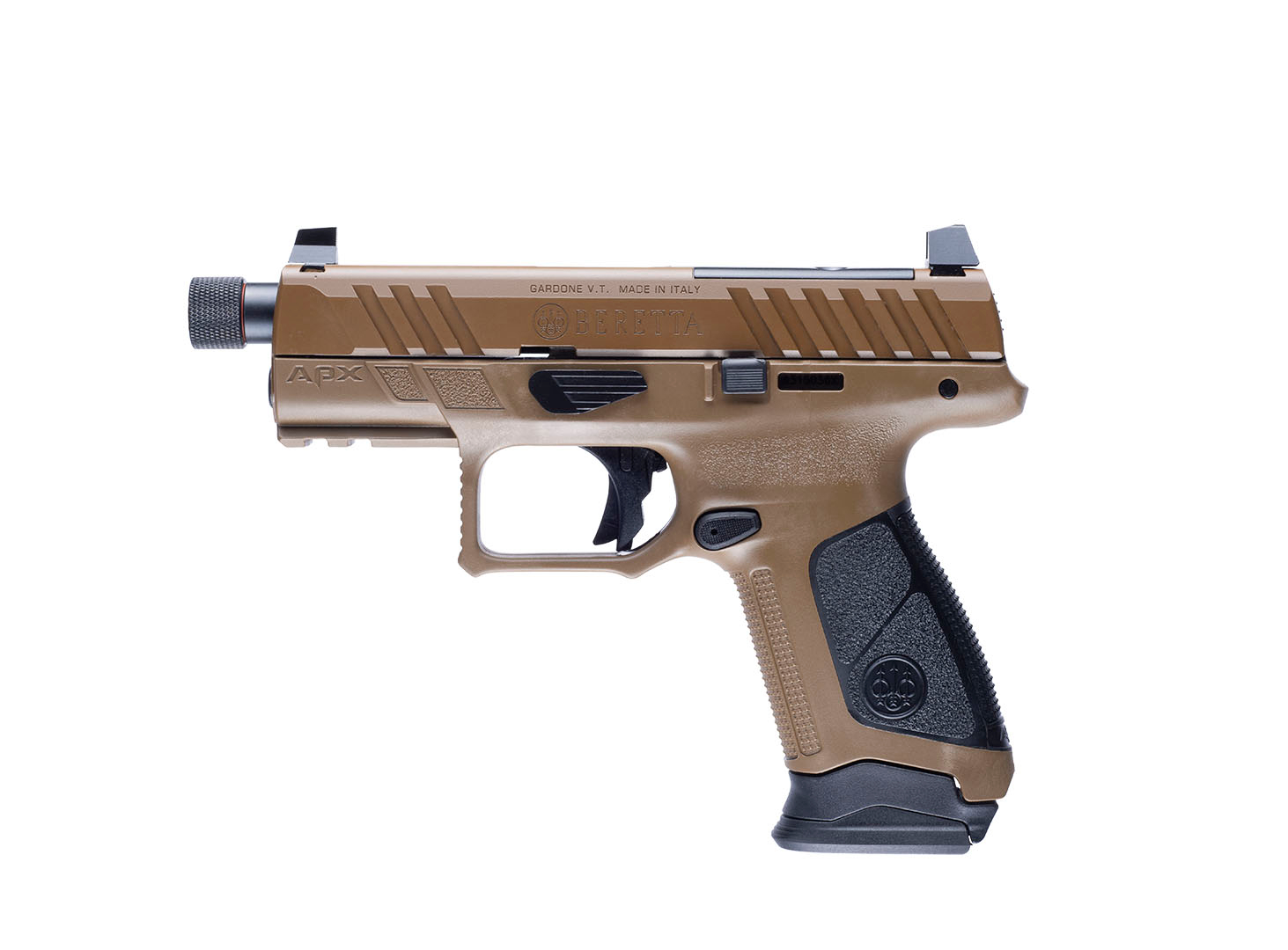 Beretta JAXA1F917TACFDE APX-A1 Compact Tactical TB FDE 15/17RD