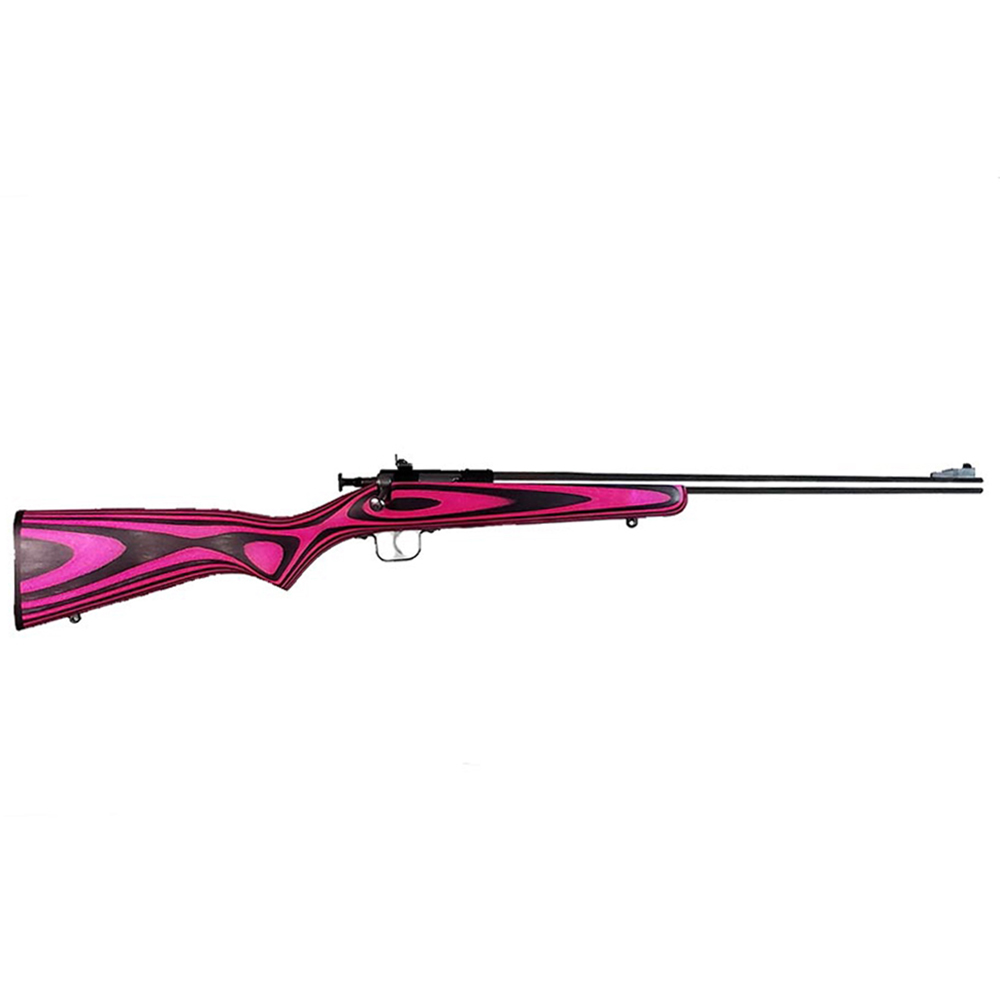 Keystone KSA2226 Crickett 22 LR Single Shot 16.125 in Stainless Pink Lamina