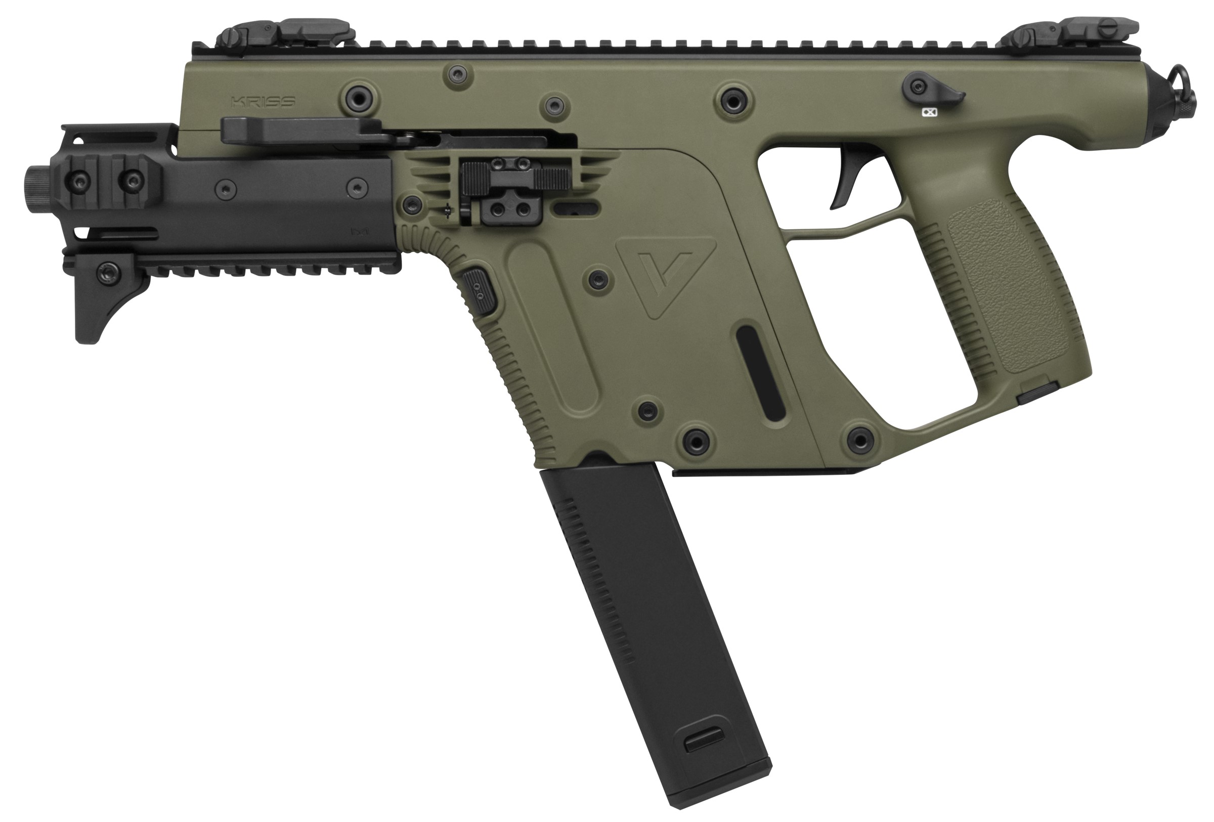 Kriss USA KV10-PGR30 Vector SDP 10mm OD Green 33+1 Semi-Auto Pistol
