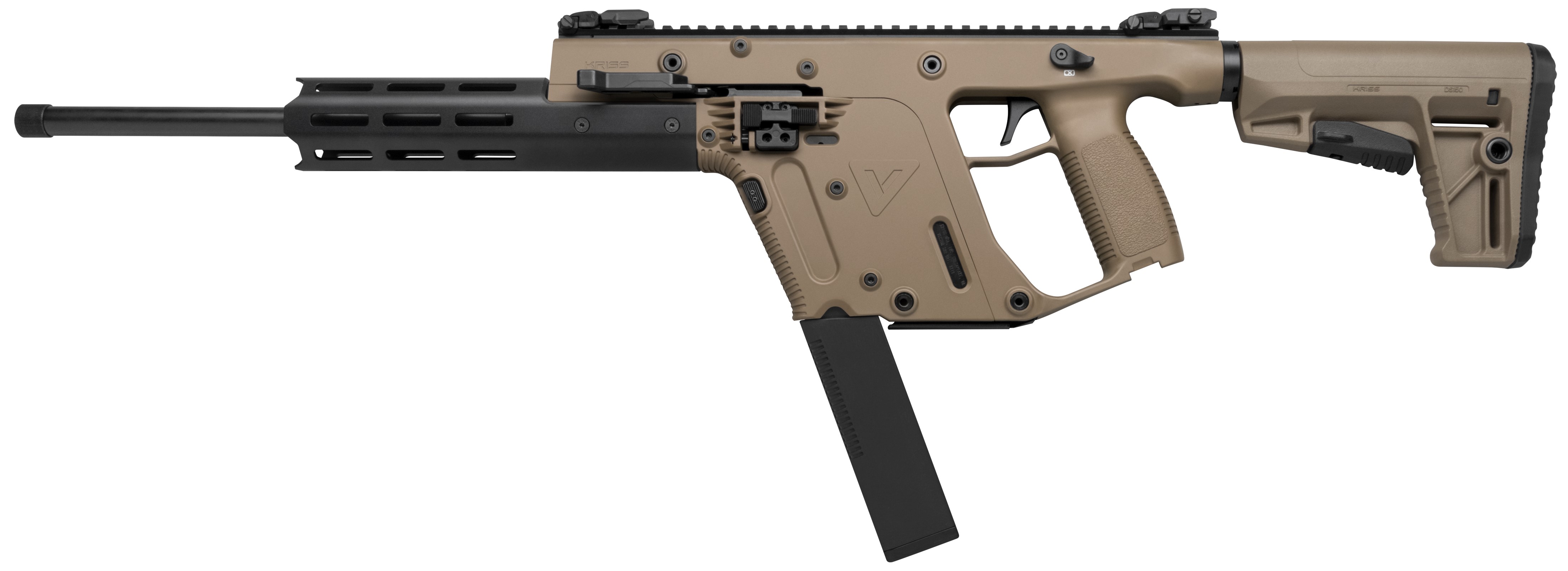KRISS Vector CRB G2 KV22-CFD03 22LR 16" TB M4 Stock 30RD FDE