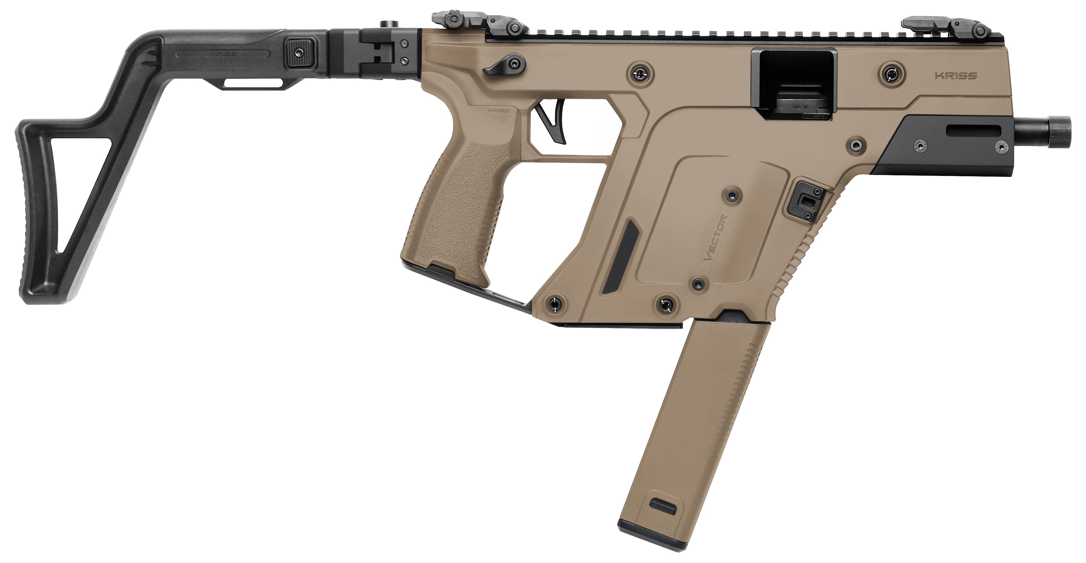 Kriss USA KV45-3SFD00 Vector SBR G3 45 ACP 5.5" Flat Dark Earth NFA - Short Barrel Rifle