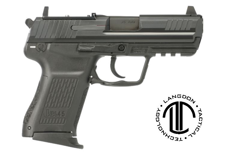 H&K LTT-HK45C-TJ-RMR 45 ACP 3.9" Blue Semi-Auto Pistol 8+1 Capacity