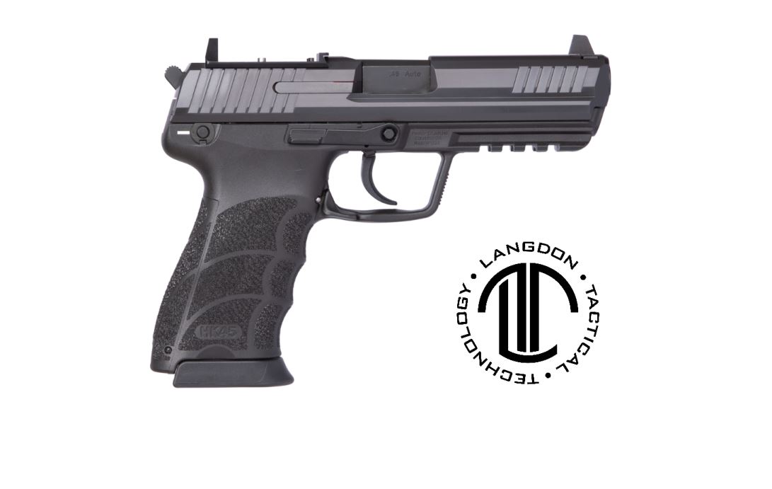 H&K LTT-HK45-TJ-RMR 45 ACP 4.46" Blue Semi-Auto Pistol 10+1 RMR Cut