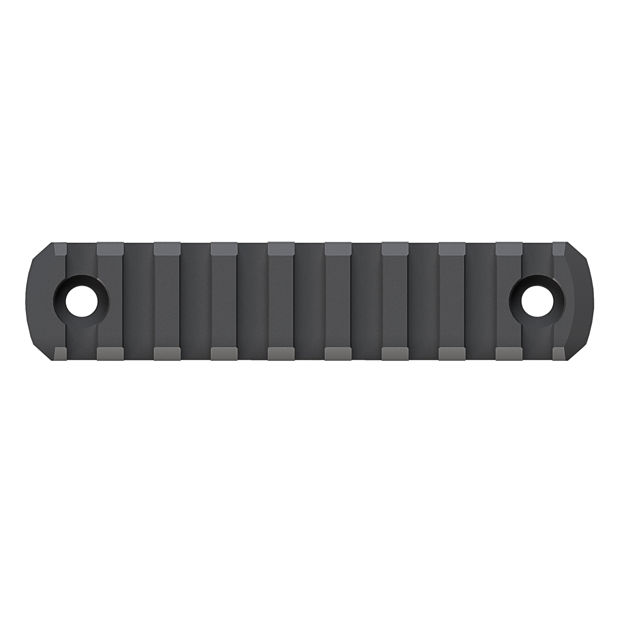 M-LOK ALUMINUM RAIL 9 SLOT BLK