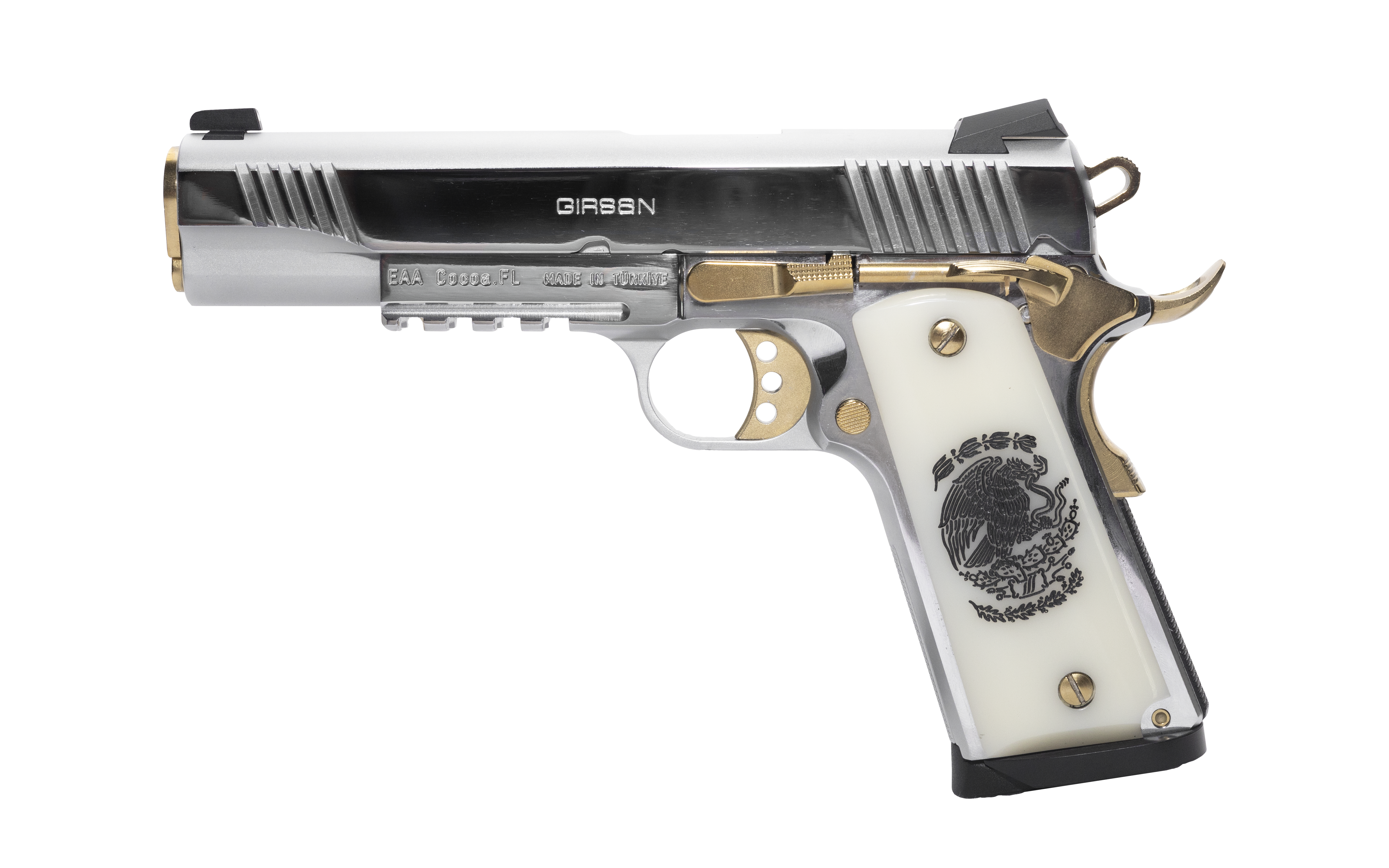 MC1911 45ACP 250TH SS/GOLD 5