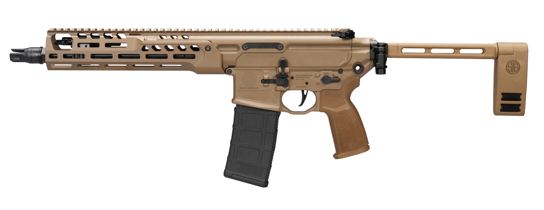 SIG SAUER MCX Spear-LT IR 5.56 NATO 11.5in 10rd FDE Semi-Auto Pistol
