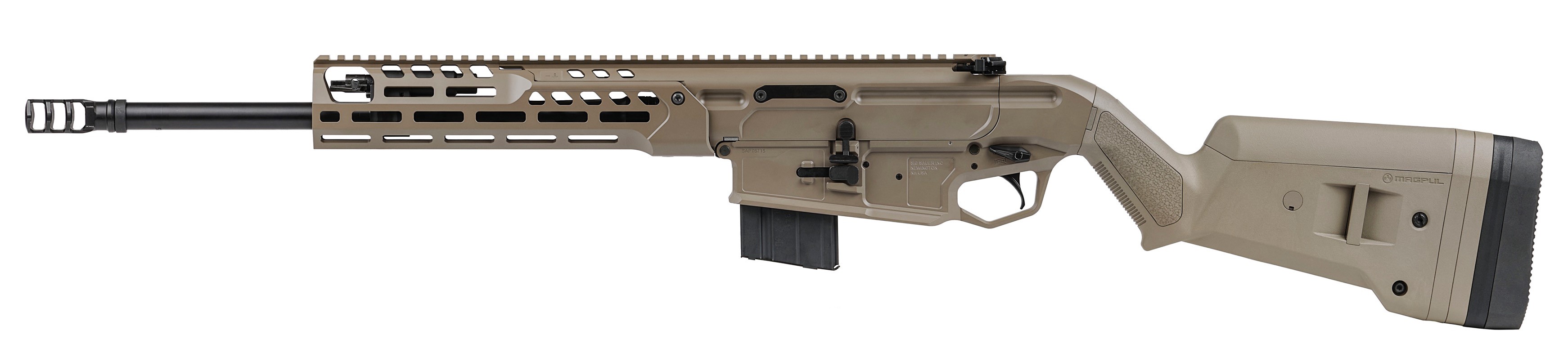 SIG Sauer MCX Regulator 7.62x39 Semi-Auto Rifle: NiR FDE, Magpul Stock, Romeo2 Optic