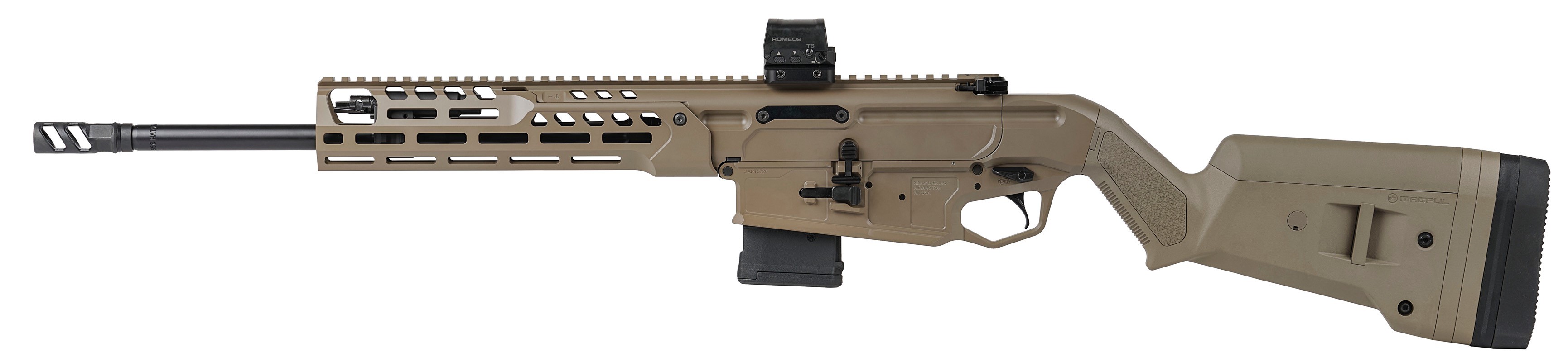Sig MCX Regulator 5.56 NATO 16" Barrel Romeo2 Optic NiR FDE Cerakote Ambi Controls