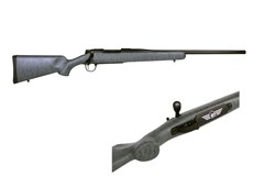 a pair of black and silver guns