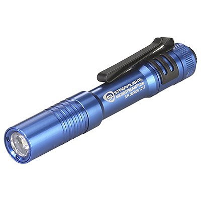 Streamlight 66603 MicroStream USB Pocket Light Blue 250 Lumen Rechargeable - Streamlight