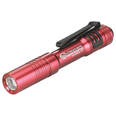 Streamlight 66602 MicroStream USB Red 250 Lumen Rechargeable Flashlight